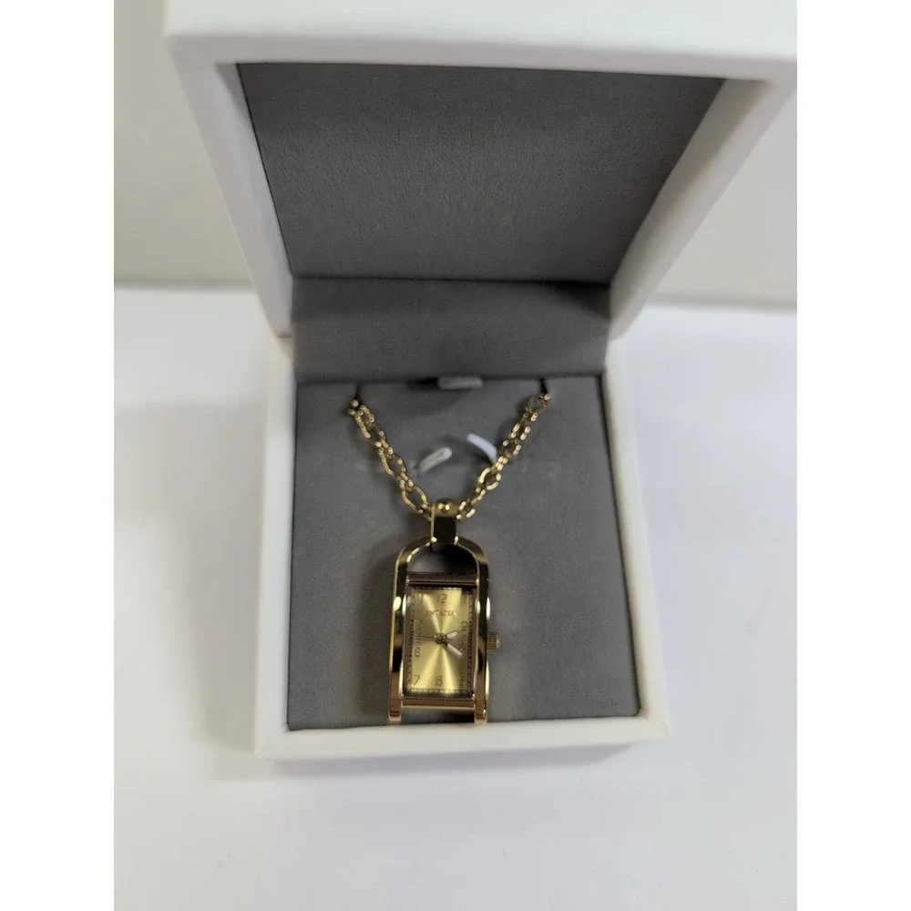 Invicta Mini Angel Women's Necklace Watch 17.5 mm, Gold Tone Working